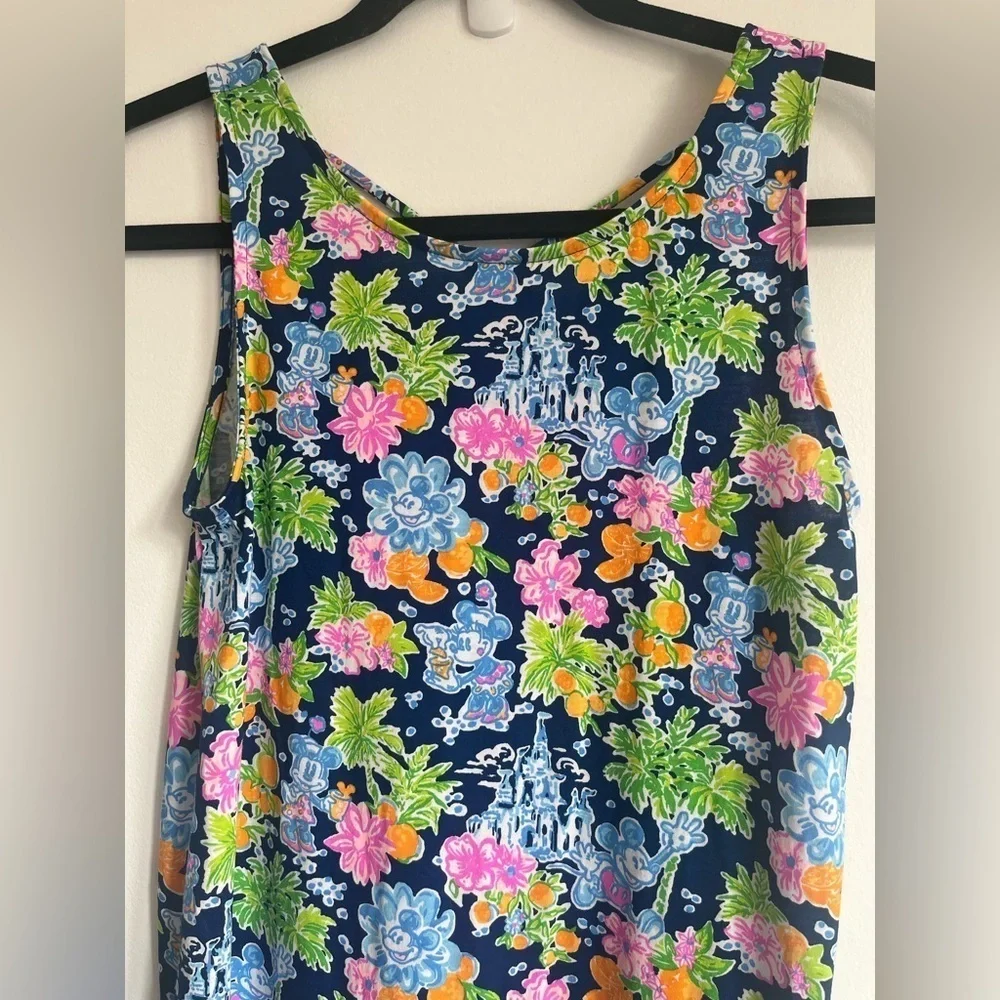 2024 Disney Parks Lilly Pulitzer Kristen Dress LILLY LOVES DISNEY - XS - Picture 2 of 9